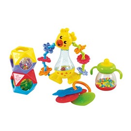PlayGo Rattle & Teethe Set (5Piece) Pretend Play Activities Perfect For Your Little Growing Baby 6 Months & Up (1450)