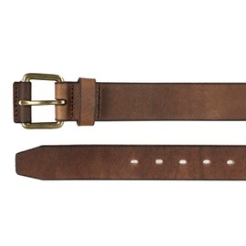 Lucky Brand Women Leather Casual Wear Belt, Covered Roller-Dark Brown, 38"