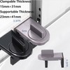 ziyue 4 Pack Sliding Window Locks Security Instant Slide Window