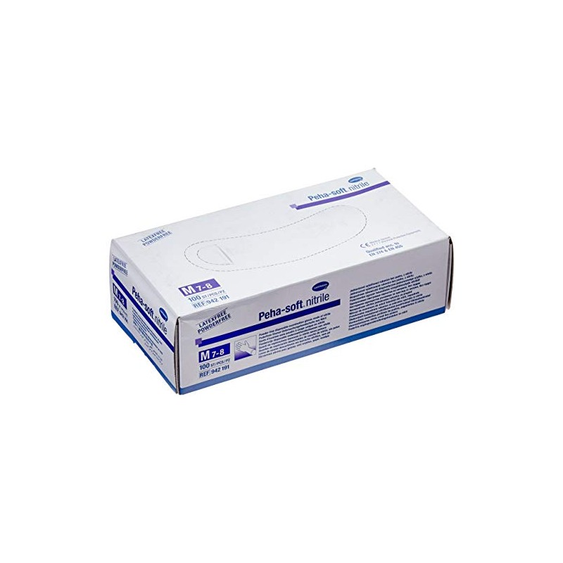 Guante Nitrilo S/Polvo Med P-S 100 U