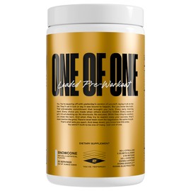 ONE OF ONE Loaded Pre-Workout – High-Stim Energy, Focus & Endurance with EndoFlo™, Genius Pure™ Alpha GPC, NeuroRush™, Dynamine®, No Crash, Gluten Free – Snow Cone
