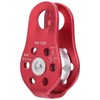 Climbing Pulley, 20KN Aluminum Micro Pulley Fixed Side Pulleys for