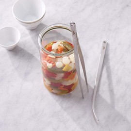 Paderno Pinza da Cucina Multiuso, Pratica e Maneggevole in Acciaio Inox 18/10, Lavabile in Lavastoviglie, Lunghezza 30 cm