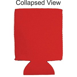 Abraham Drinkin Collapsible Can Coolie Red