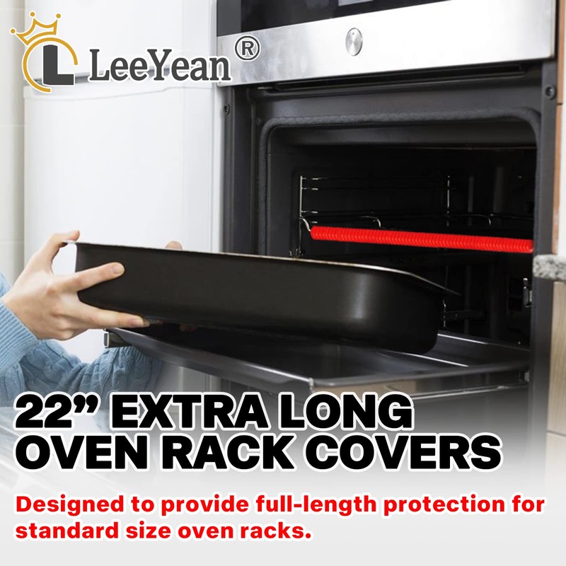 Oven Rack Shields Extra Long 22 Inch, 2 Pack Heat