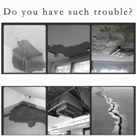 3 Pcs Slab Concrete Crack Waterproof Repair Sealant, Concrete Crack Waterproof Repair Sealant, Caulking Glue Weather Resistant Type, Quick-Drying Sealing Adhesive(500ml x 3Pcs)