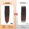Kyriena 15pcs Thick Dreadlock Extensions Single Ended, 24 inch 1cm