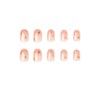 SPEVERT 24pcs Almond Medium Press on Nails Moon Stard Glitter
