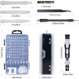 Mini Precision Mechanics Screwdriver Set, 115 in 1 Repair Tool Set, S2 Steel Precision Screwdriver Set for Phone, PC etc, Screwdriver Set