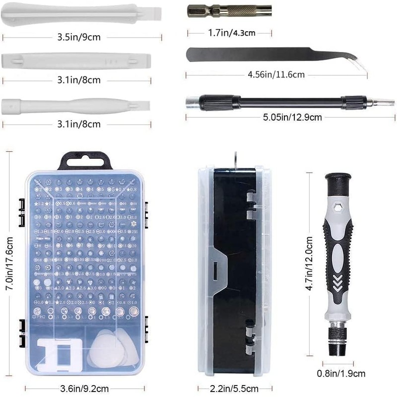 Mini Precision Mechanics Screwdriver Set, 115 in 1 Repair Tool