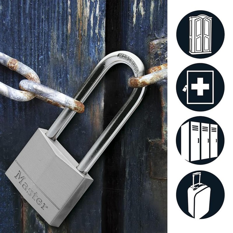 Master Lock 9150EURDLJ Aluminium Padlock Long Shackle