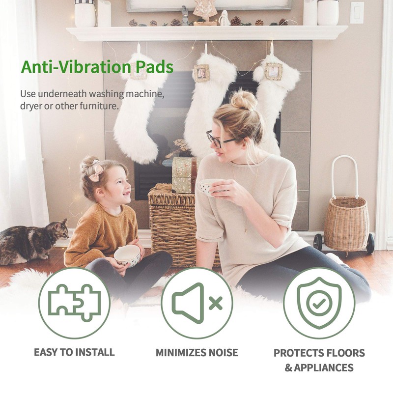 What's Up? Anti-Vibration and Anti-Walk, Washer and Dryer Pads