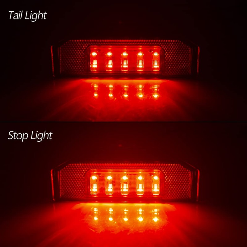 KICRY UTV Ranger LED Tail Lights Rear Brake Stop Taillights