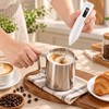 Wireless Milk Frother Electric Type-C Handheld Blender Stainless Steel Mini