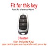 HIBEYO Smart Car Key Case Suitable for Hyundai Protective Leather