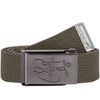 2Stoned Unisex Fabric Belt, Matte Buckle, Classic, 3 cm Wide
