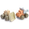 Dantoy Organic Line Hand Excavator and Truck 2 Pack 24