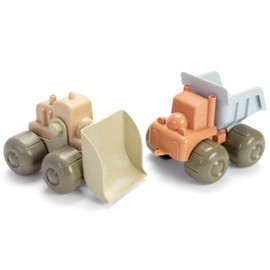 Dantoy Organic Line Hand Excavator and Truck 2 Pack 24 Months +