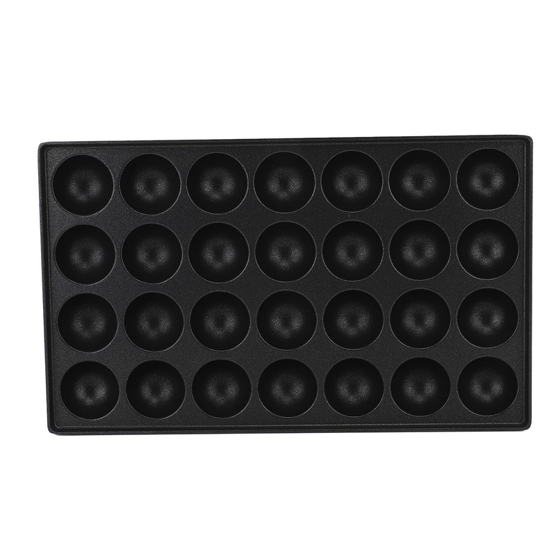 28 Holes Takoyaki Maker Octopus Meatballs Baking Tray Nonstick Kitchen