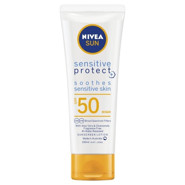 Nivea Sun Sensitive Protect Sunscreen Lotion SPF 50 100ml