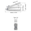 QWORK Cage Nut Insertion/Removal Tool for Installing or Removing Cage