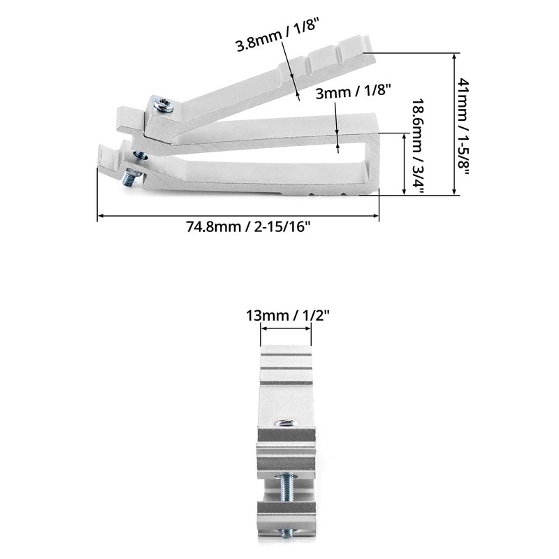 QWORK Cage Nut Insertion/Removal Tool for Installing or Removing Cage