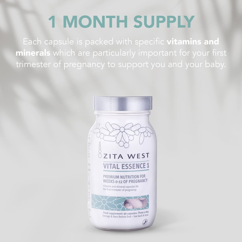 Zita West Vital Essence 1 - Premium First Trimester Pregnancy