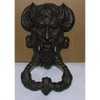 gr Rustic Door Knocker Ram Cast Iron Antique Brown Nostalgia