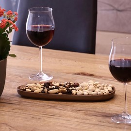 deccaro Acacia Wood Serving Platter Oval Medium 30 cm