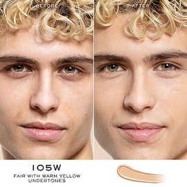Lancôme Teint Idole Ultra Wear Care & Glow - Corrector Líquido con Suero y Ácido Hialurónico, Cobertura Media, Acabado Natural Radiante, 24H Hidrataci