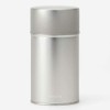 KEYUCA Dough Tea Caddy (7.1 oz (200 g) / Silver/Steel),