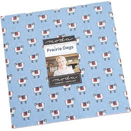 Moda Fabrics Prairie Days Layer Cake®, 42-10 inches Precut Fabric Quilt Squares by Bunny Hill Designs, 10 Inches (2990LC)