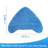 ANTOBLE 4 Pack Replacement Steam Mop Cleaning Pads for Vax