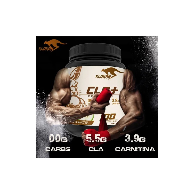 Cla Carnitina Klokan 1kg Varios Sabores 100servicios