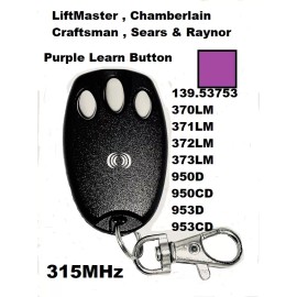 For Chamberlain Garage Door Opener Remote Control Transmitter 370LM 950D 950CD