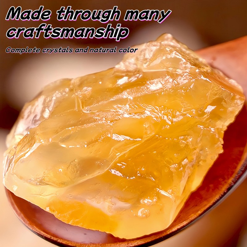 Premium Yellow Rock Sugar 10.6oz (300g) - Pure Cane Crystal