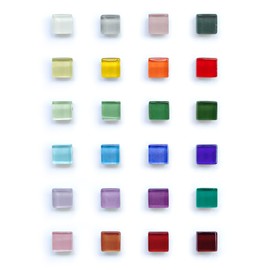 24 Color Fridge Magnets, Colorful Refrigerator Magnets, Cute Glass Magnets for Fridge Decorative, Kitchen, Office, Whiteboard