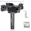 FomaSP CNC Spoilboard Surfacing Router Bit,1/2"(12.7mm) Shank,3"(76.2mm) Cutting Diameter,Slab Flattening