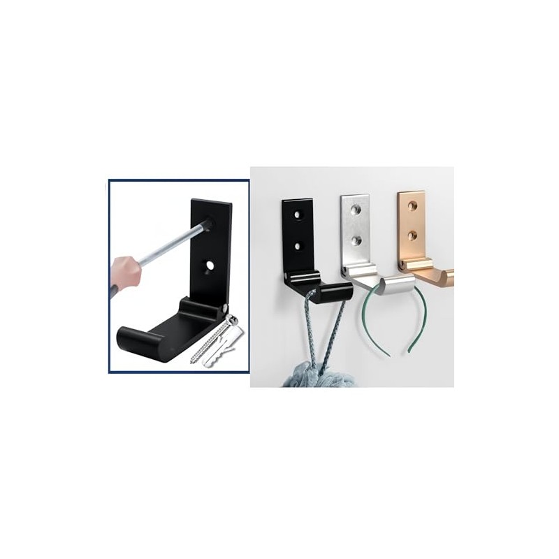 JiangMuXin Wall Hooks, Foldable, Coat Hanger, Wall Hook, Coat Hook,