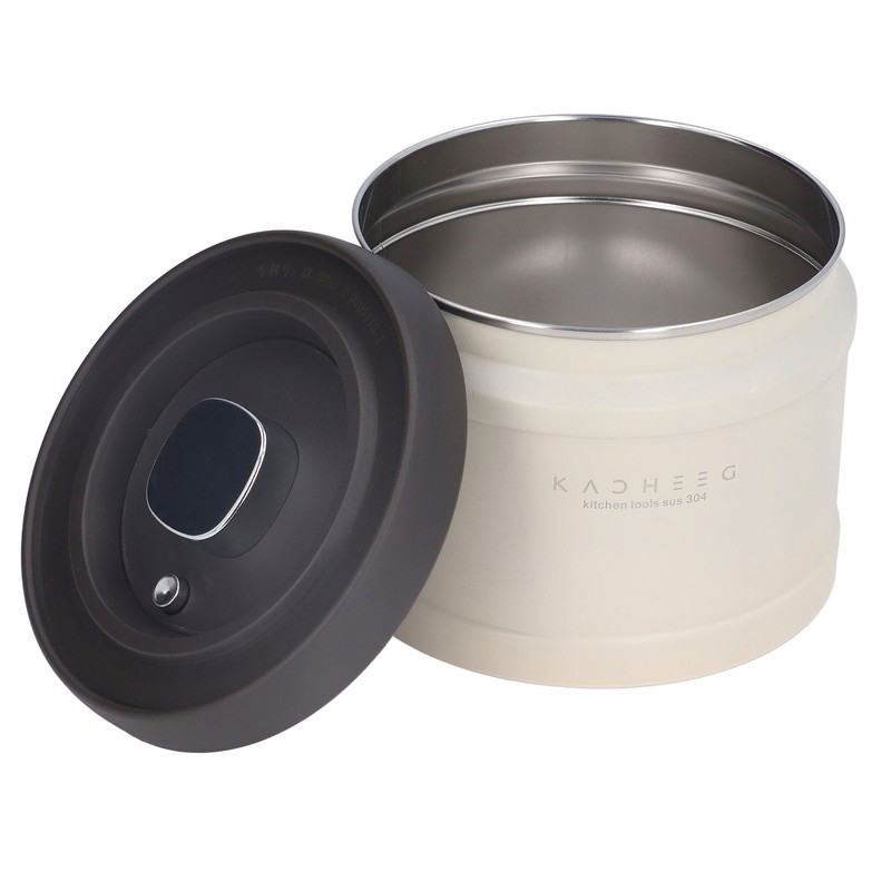 Vacuum Sealed Coffee Cans Large Diameter Good Sealing Stackable Stainless