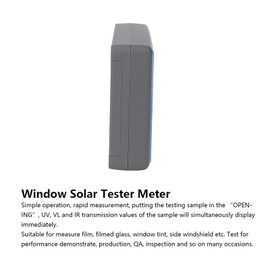 tt ls162 21×13×6 ls162 Digital Window Tint Meter Solar Film Transmission Meter VLT ir Rejection Tester