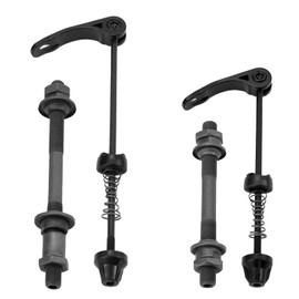 Pastlla 1 Pair Quick Release Bike Axle Skewer Wheel Hub, Front & Rear Bicycle Axle Hollow Shaft Specialized Replacement Parts for Road Bike, Mountain Bike, BMX, MTB