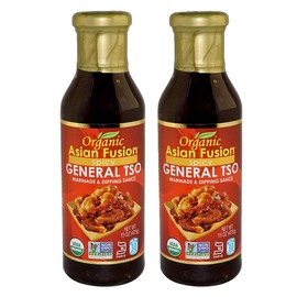 Organic Asian Fusion General Tso Sauce, 15 Ounce - Non-GMO, Organic Certified, Kosher & Gluten Free (2 Pack)