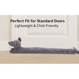 A2Z Elephant Door Draught Excluder 78cm Decorative Door Seal