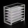 Acrylic 5 Layers clear Eyelash Storage Box, Makeup Display Container,