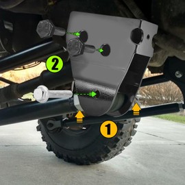 WeiSen Radius Arm Drop Mount Bracket Kit Supreme Suspensions Compatible with 2005-2016 Ford F-250 F-350 Super Duty for 2 to 4" of Lift 4WD