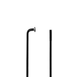 TSTRAUM 14G Bicycle Spokes with Nipples,6-Piece,110-309 mm,Diameter 2mm,Carbon Steel,Replacement/Repair Parts for MTB,E-Bike,Downhill,Trekking,Citybikes and More.(Black 282mm)