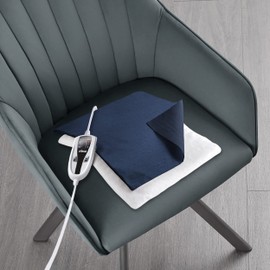 Ufesa Flexy Heat N Electric Heat Pad, 38 x 27 cm, 100 W, 4 Temperature Levels, Timer, Automatic Shut-Off, Blue Textile Cover