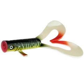 LMAB Drunk Dancer 15, 18 & 23 cm - Double Twister Fishing Lure - Rubber Bait for Pike & Zander - Pike Bait Zander Bait - Artificial Bait Twinler Pike - Esox Emil 23 cm