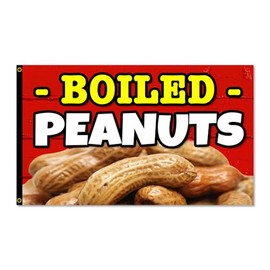 Boiled Peanuts 3x5 Premium Polyester Flag (Made in the USA)